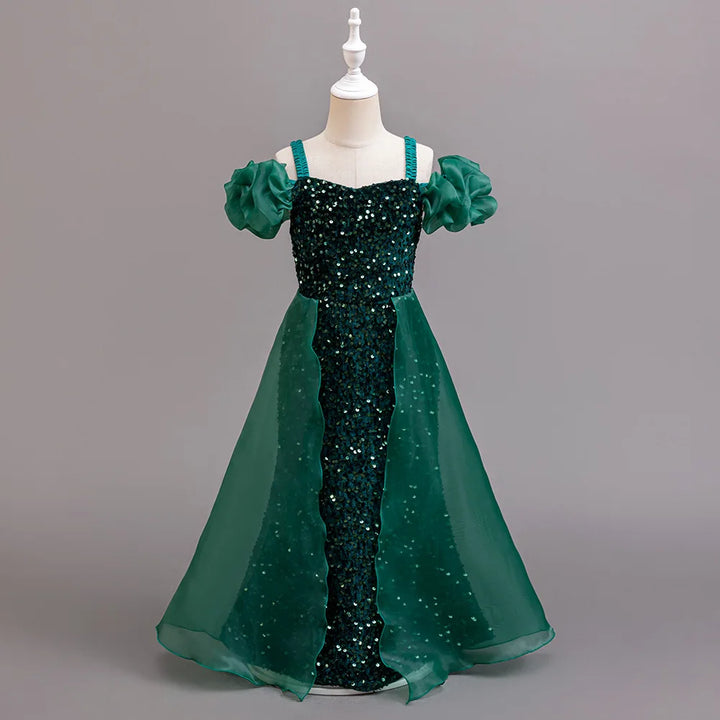 Stylish Sequin Flower Girl&