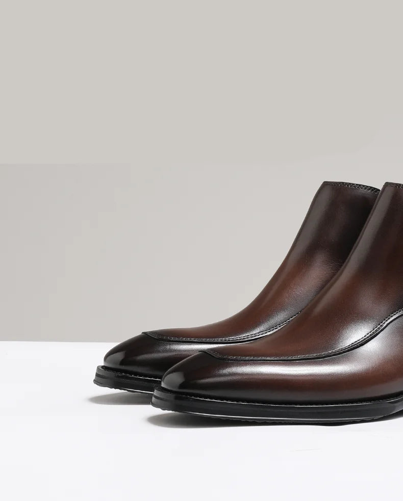 Smart High-Top British Chelsea Boots