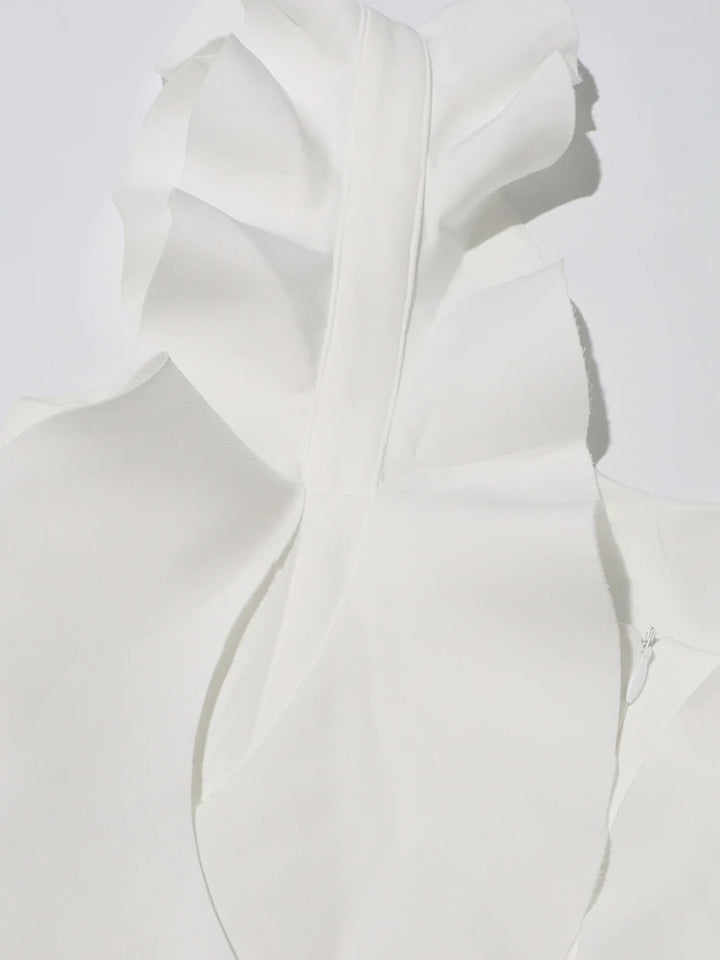 Spliced Appliques Elegant Dress