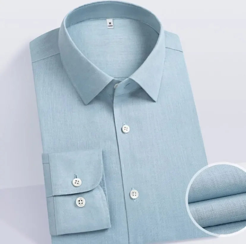 Alluring Linen Slim Fit Business Shirts