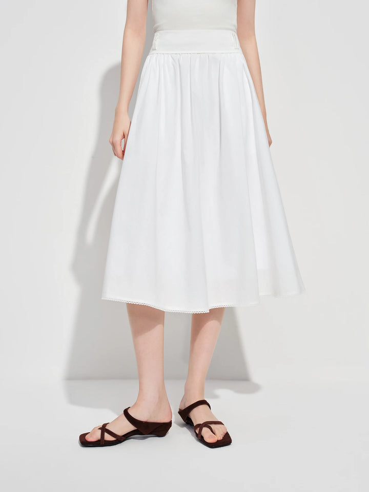 Versatile Mid-High Waist Slimming Skirt