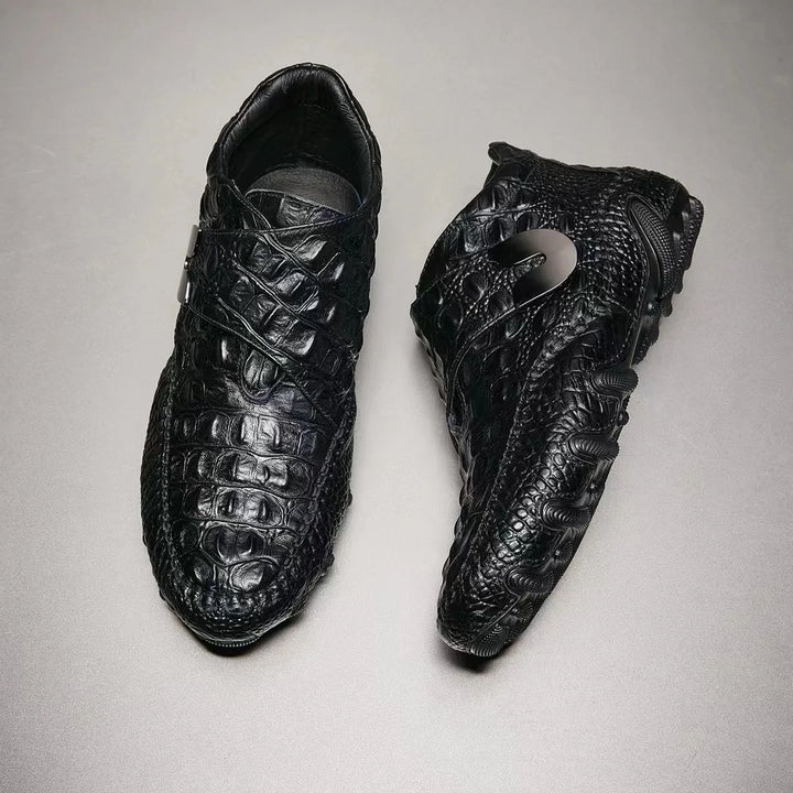 Gorgeous Embossed High-top Retro Sneakers