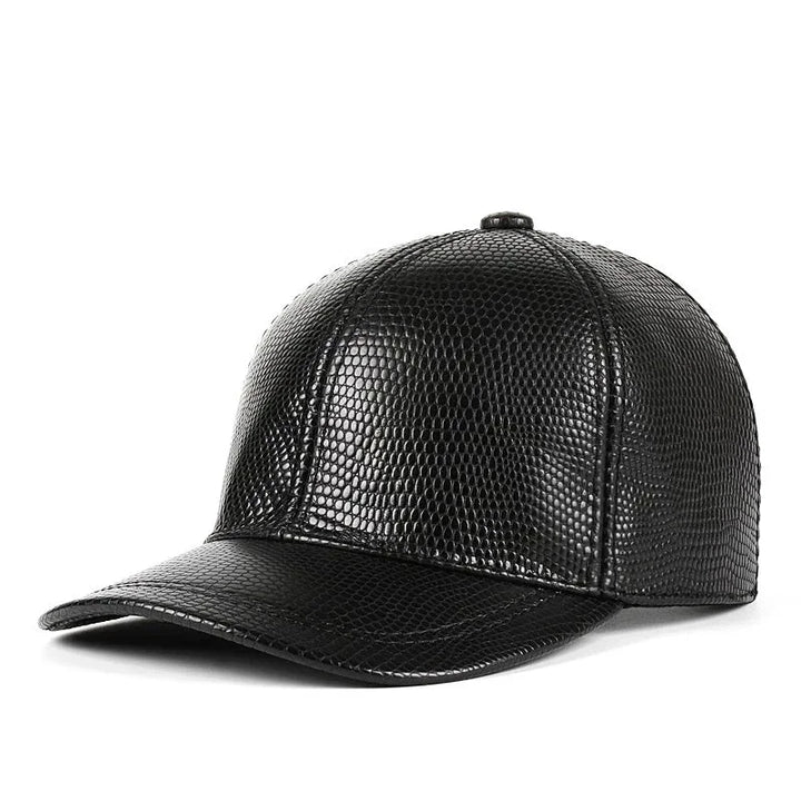 Classic Real Leather Baseball Cap