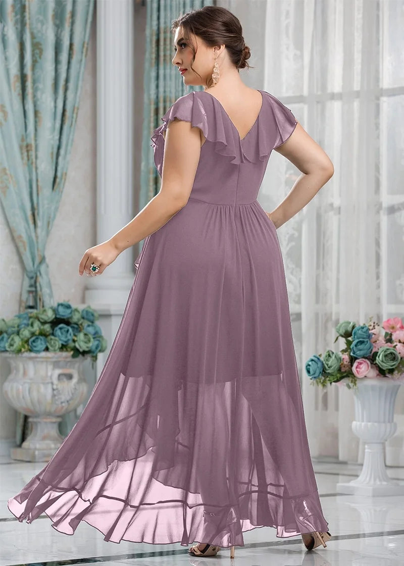 Gorgeous Chiffon Plus Size Dress