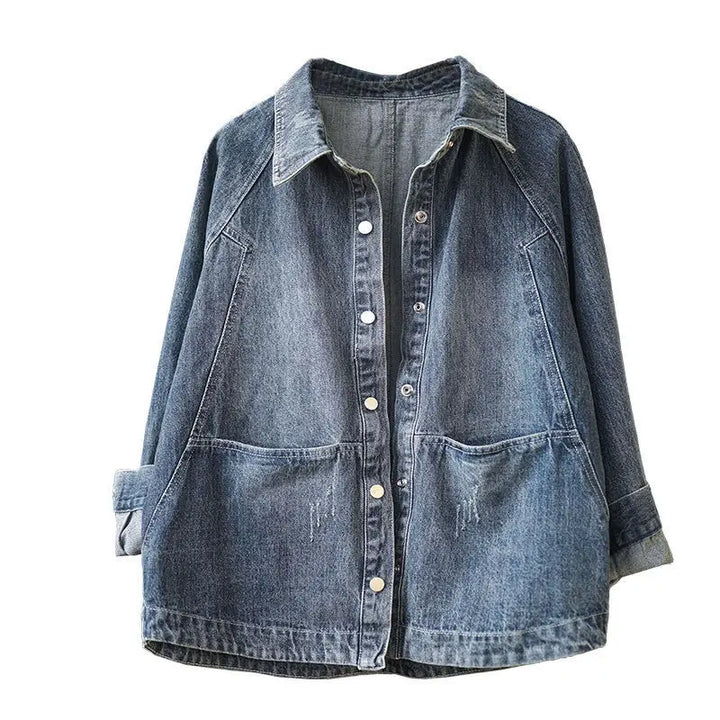 Wonderful Wash Loose Denim Coat