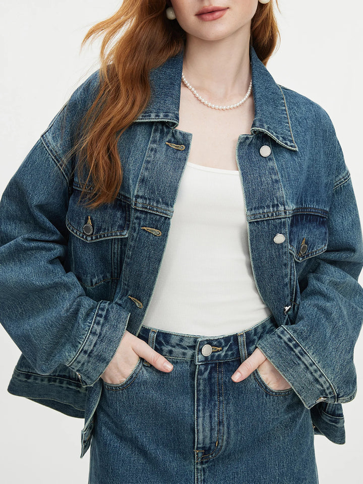 Simple Retro Denim Outfits