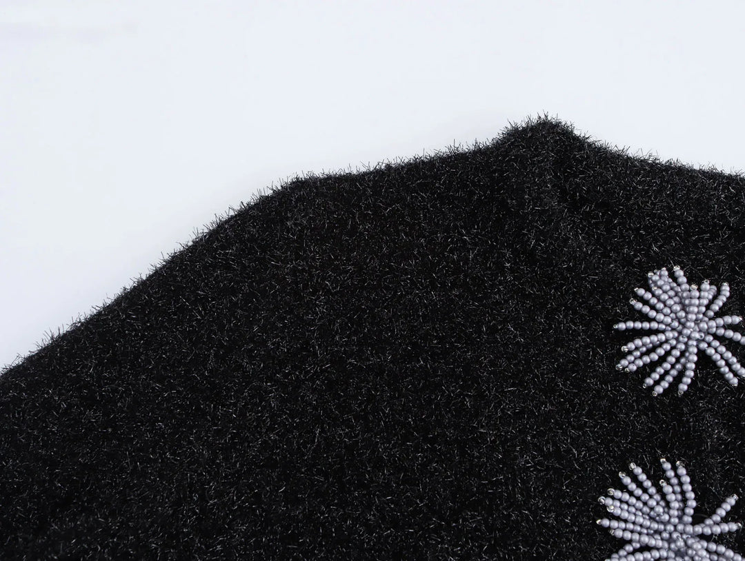 Fancy Long-sleeved Knit Cardigan