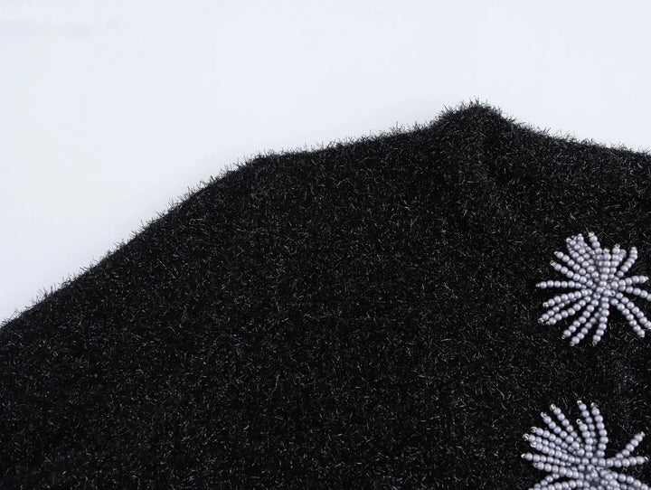 Fancy Long-sleeved Knit Cardigan