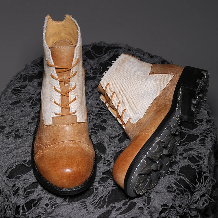 Majestic High-Top Calf Leather Boots