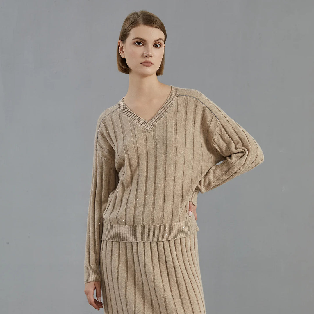 Luxury Cashmere Knitted Pullover Sweater