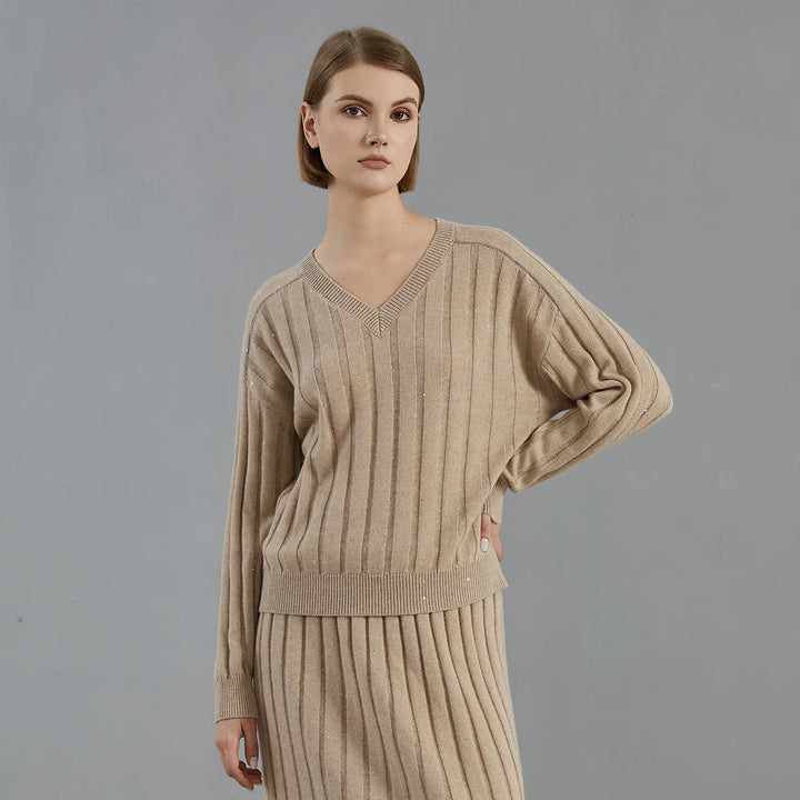 Luxury Cashmere Knitted Pullover Sweater