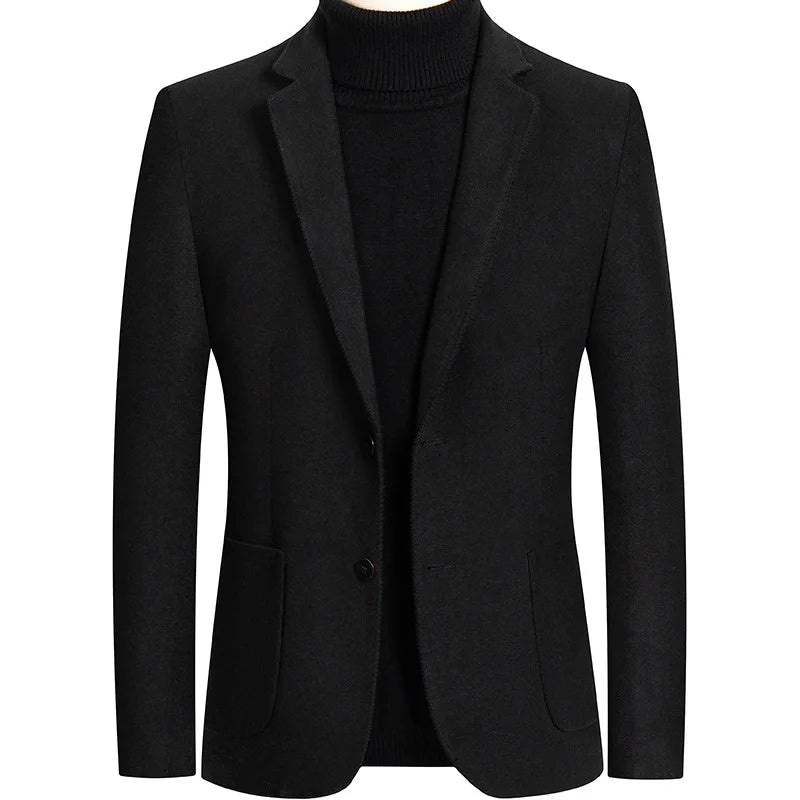 Luxury Oversized Wool Suit Jacket