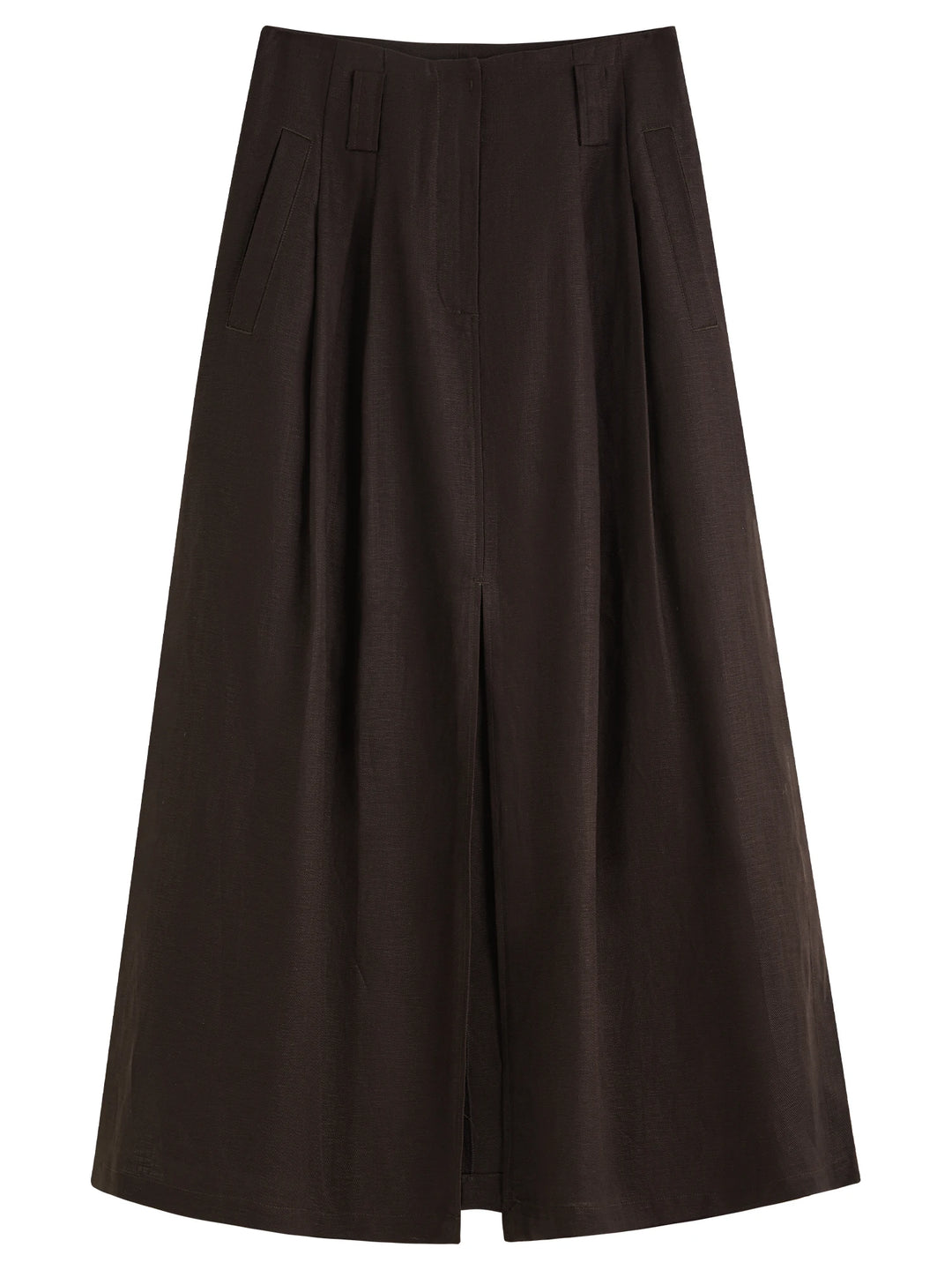 Casual Fluid Drape Lyocell Skirt