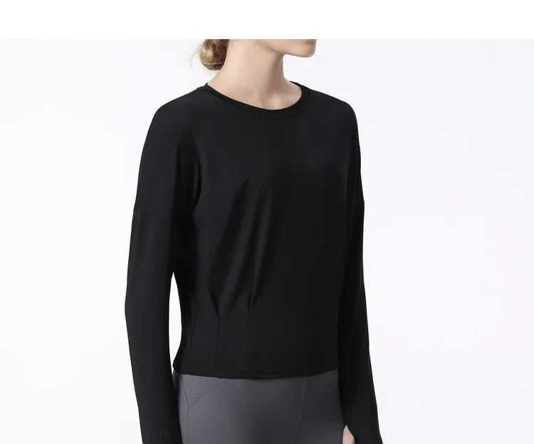 Loose Fit Long Sleeve Yoga Top