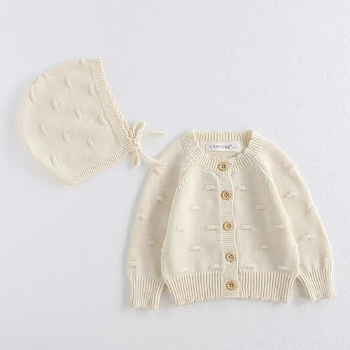 Elegant Toddler Baby Girl Knitting Cardigan