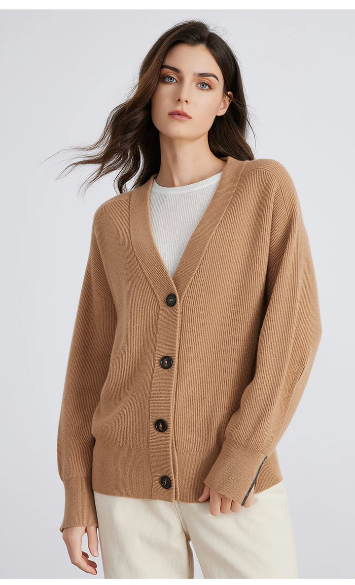 Gorgeous Warm Wool Knitwear Cardigan