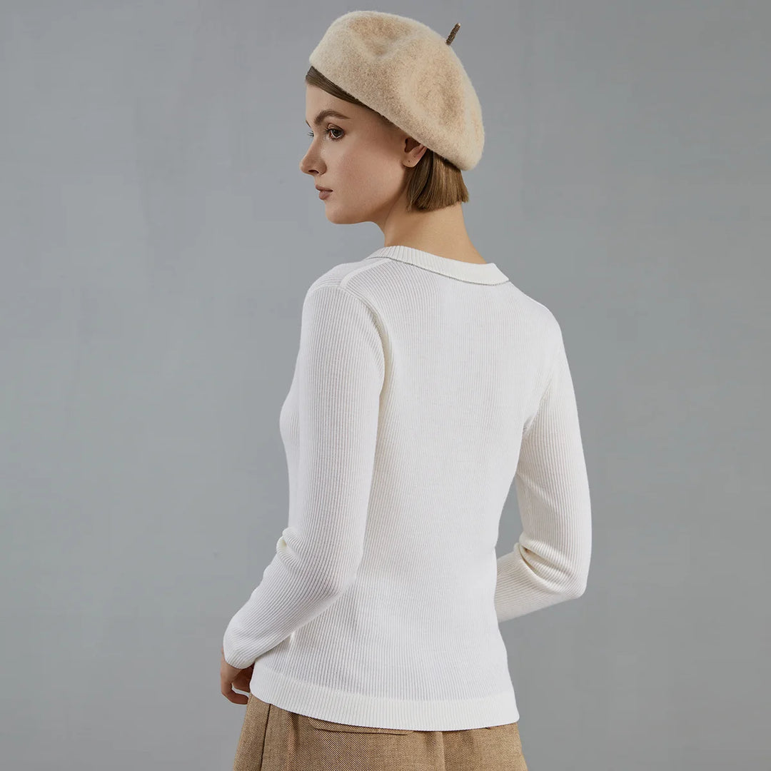 Refined Wool Knitted Jumper