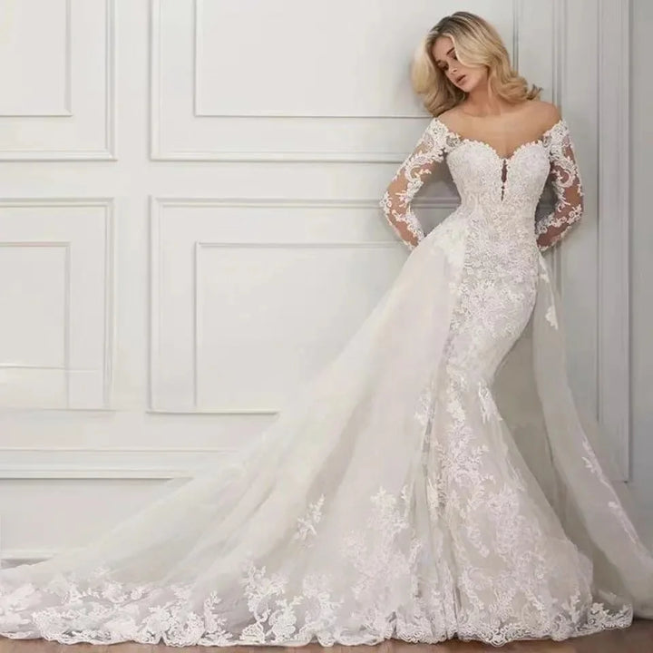 Luxury Crystal Appliqued Bridal Couture