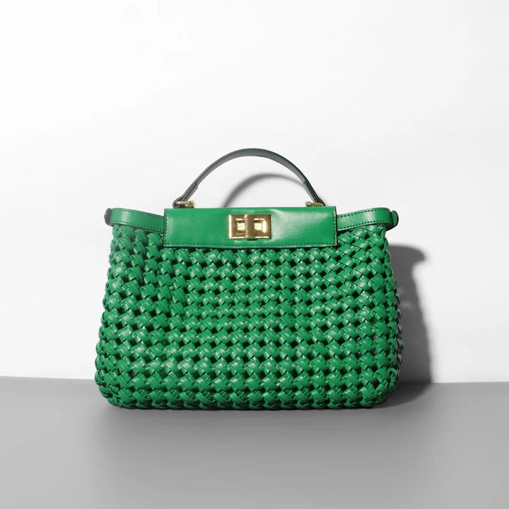 Polished Hollow Out Hand Knitting Handbag