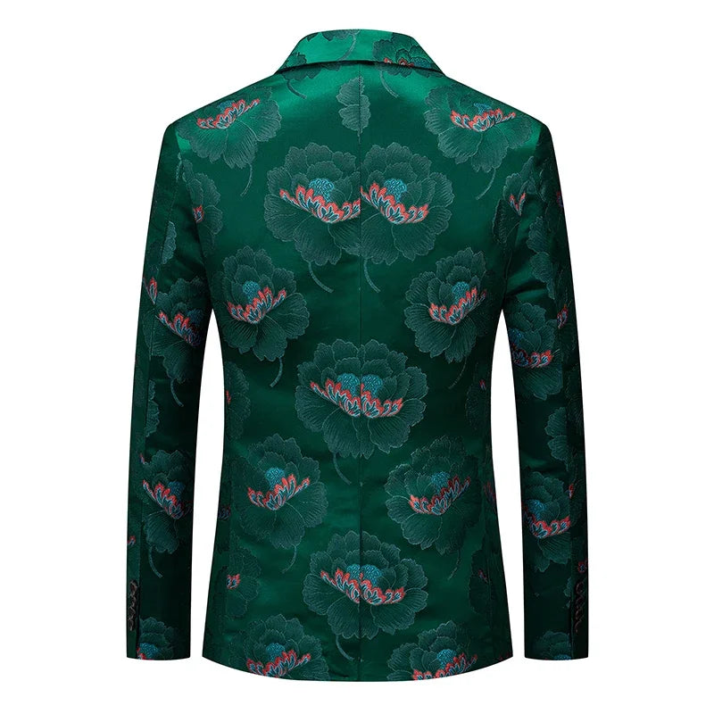 Formal Jacquard Blazer