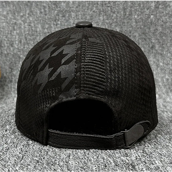 Stunning Sheepskin Leather Baseball Cap
