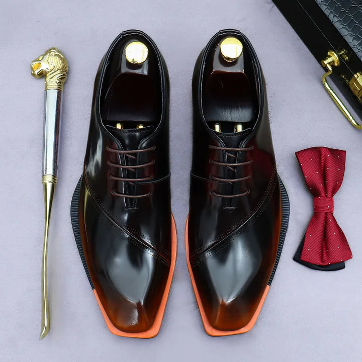 Attractive Lace-Up Oxford Shoes