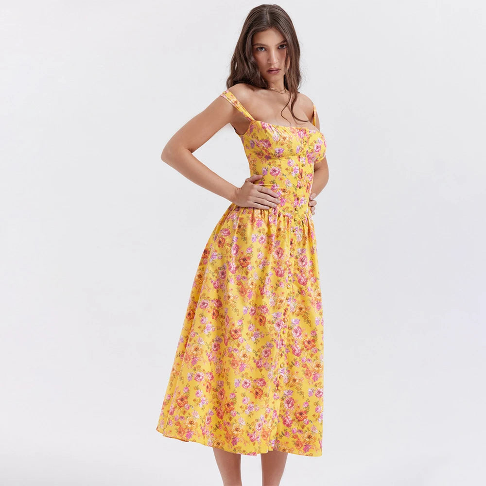 Cherish The Moment Floral Print Dress