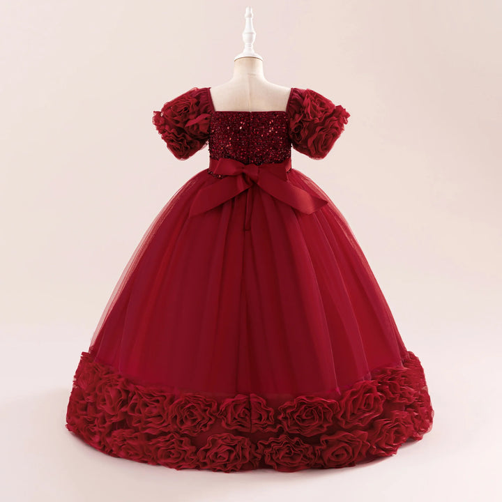 Sweet Fluffy Sequins Girl&