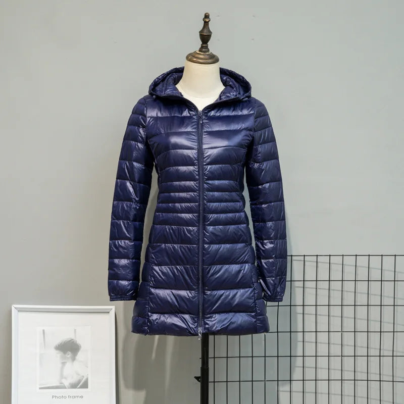 Fancy Warm Puffer Down Overcoat