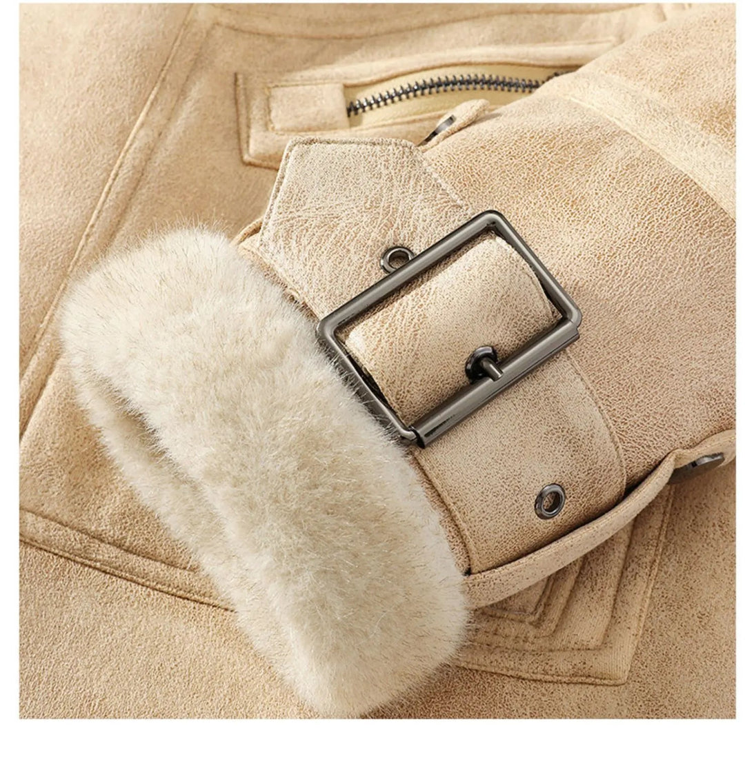 Trench Style Casual Loose Thickened Coat