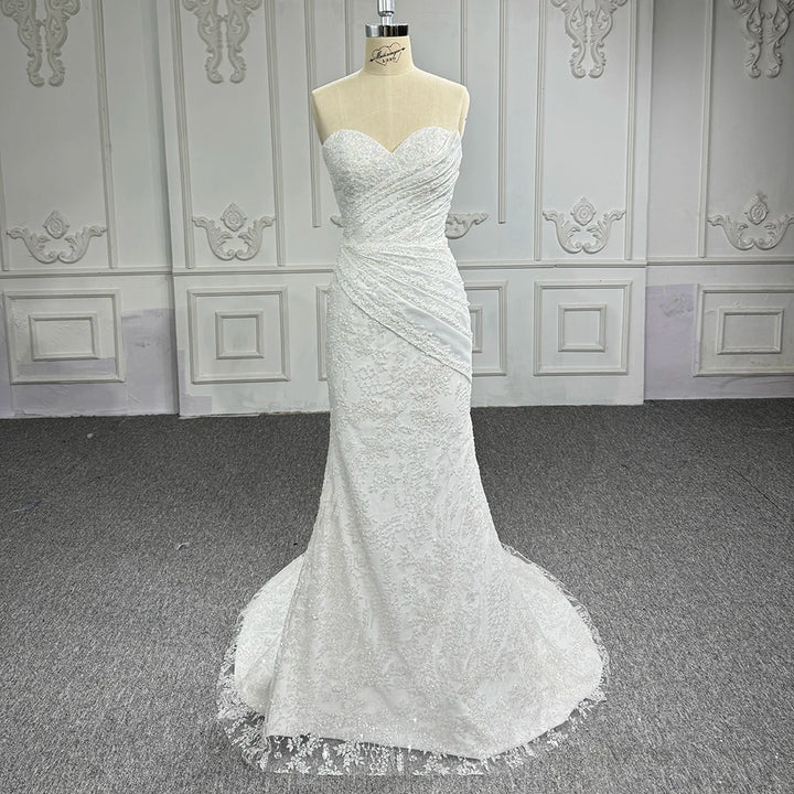 Stunning Sparkling Sequined Bridal Gown