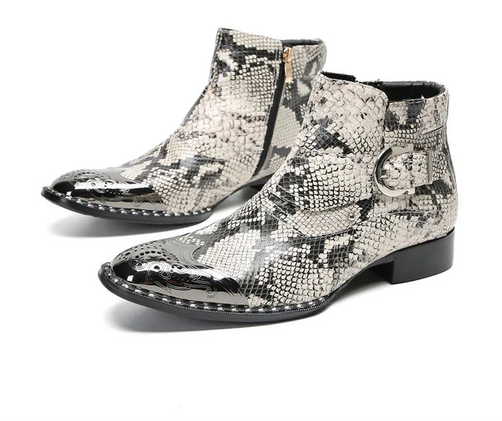 Luxury Light Metal Toe Boots