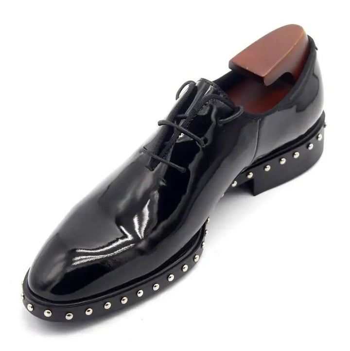 Regal Rivet Studded Real Leather Shoes
