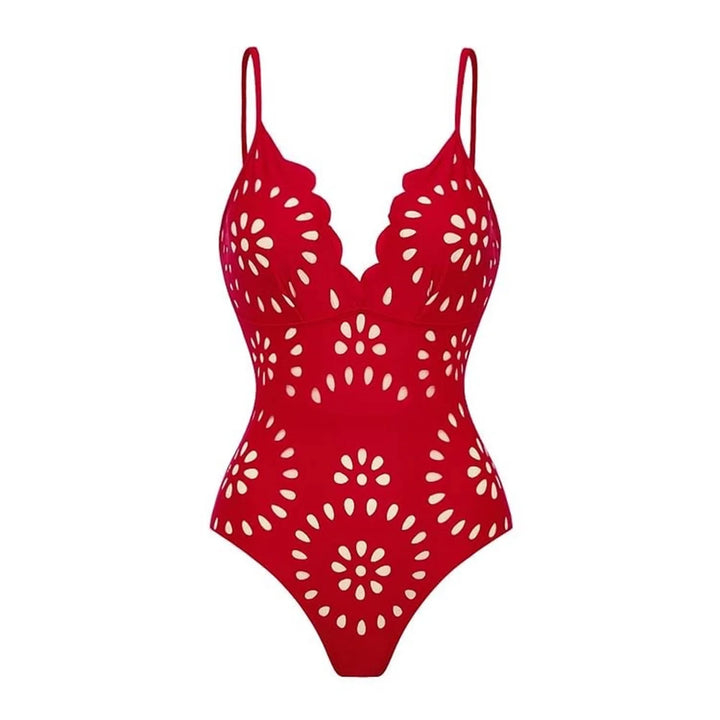 Stylish Hollow Laser Cut Bikini Set