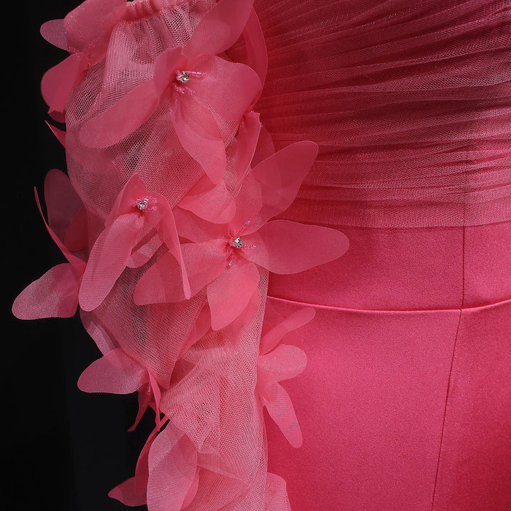 Lovely Detachable Sleeves Artisan Evening Dress