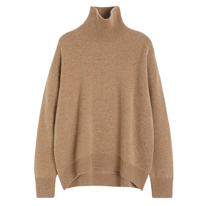 High Collar Women's Cashmere Sweater| All For Me Today