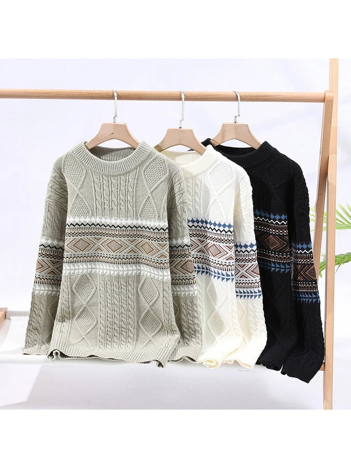 Warm Hand-Knitted Sweater