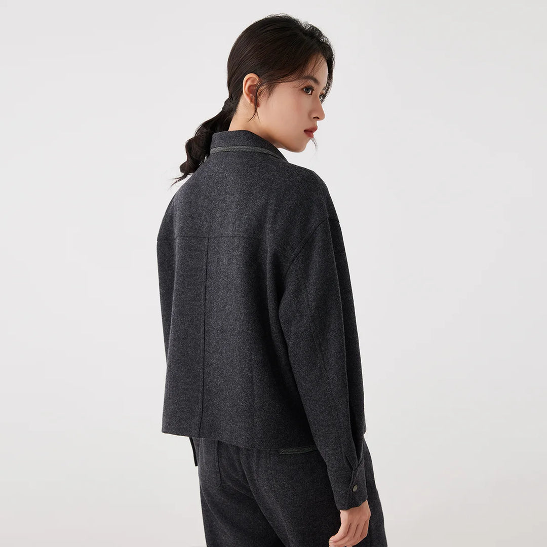 Premium Wool-Cotton Blend Warm Coat