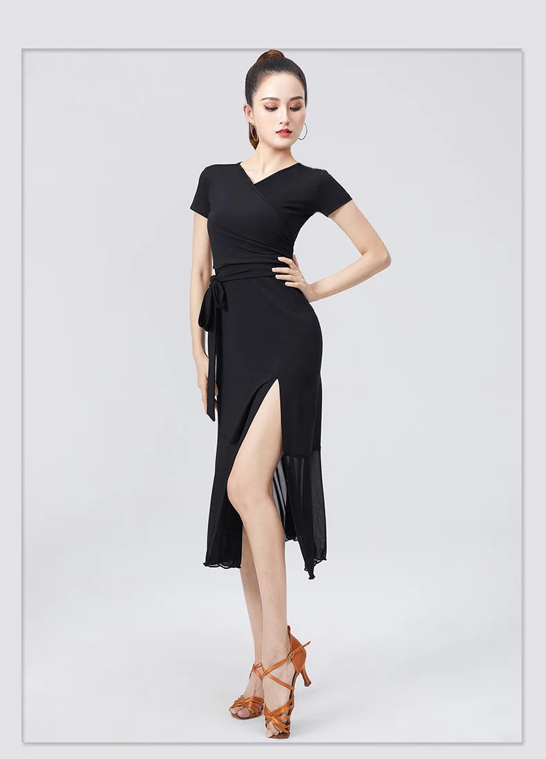 Stunning V-neck Latin Dance Dress