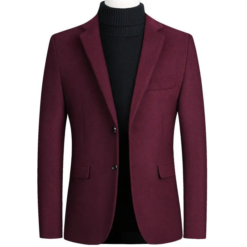 Luxury Oversized Wool Suit Jacket