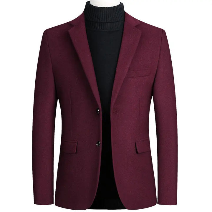 Luxury Oversized Wool Suit Jacket