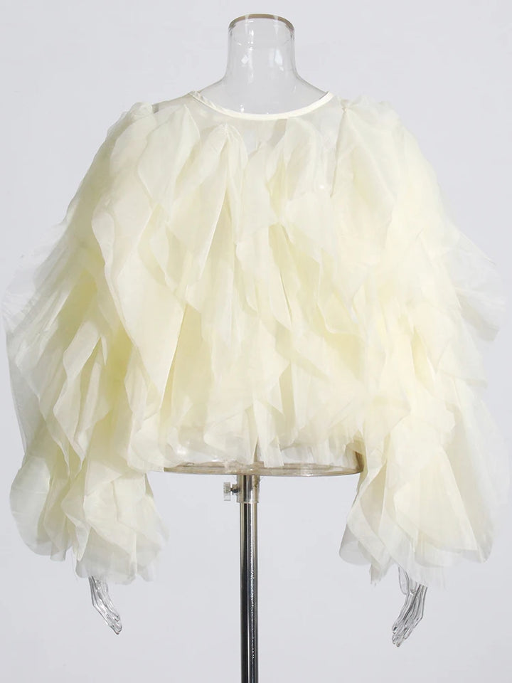 Stylish Ruffles Fashion Blouse