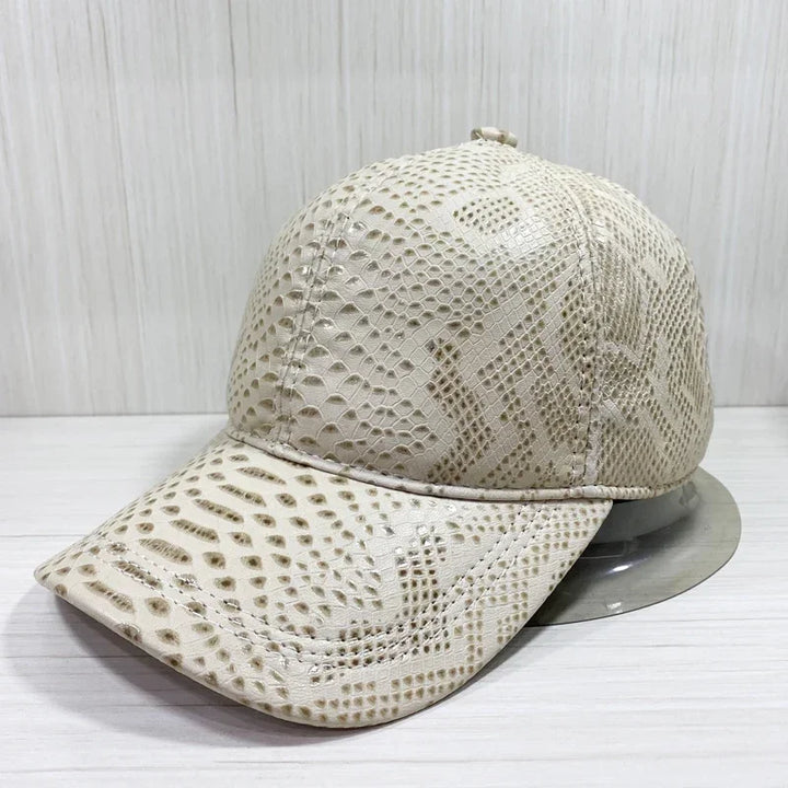 Smart Sheepskin Leather Baseball Cap