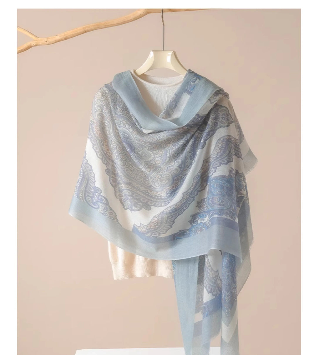 Everyday Pashmina Tassels Warm Scarf