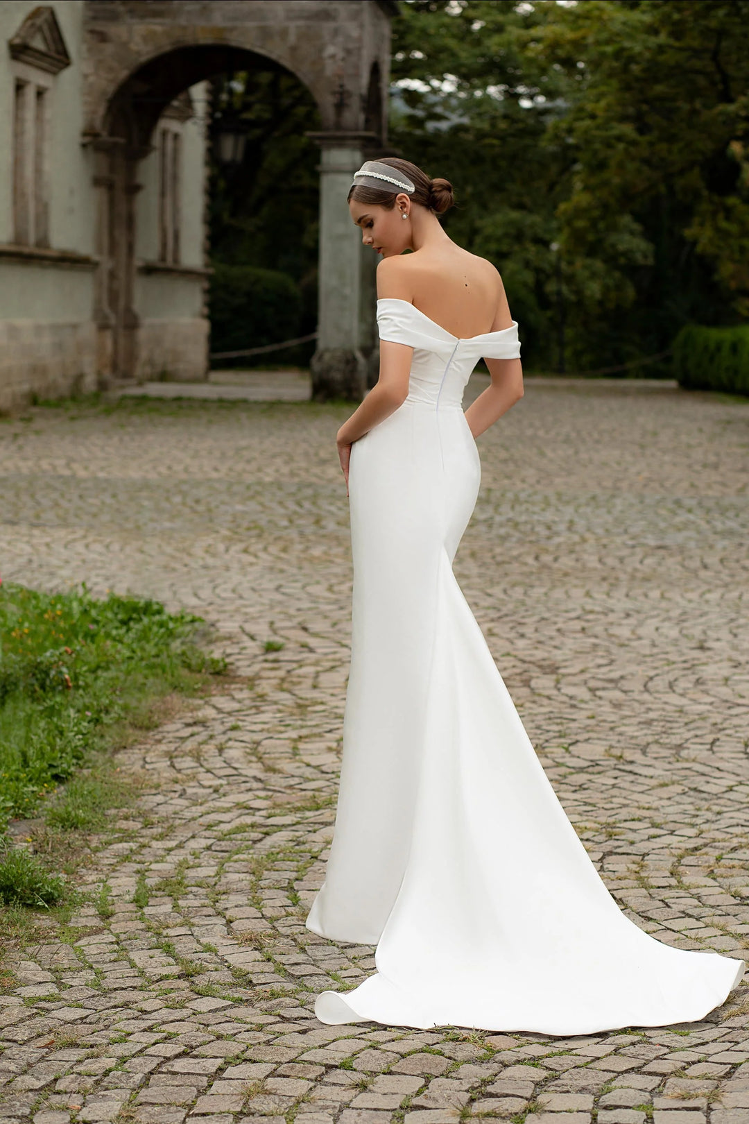 Glamorous Beaded Corset Wedding Dress