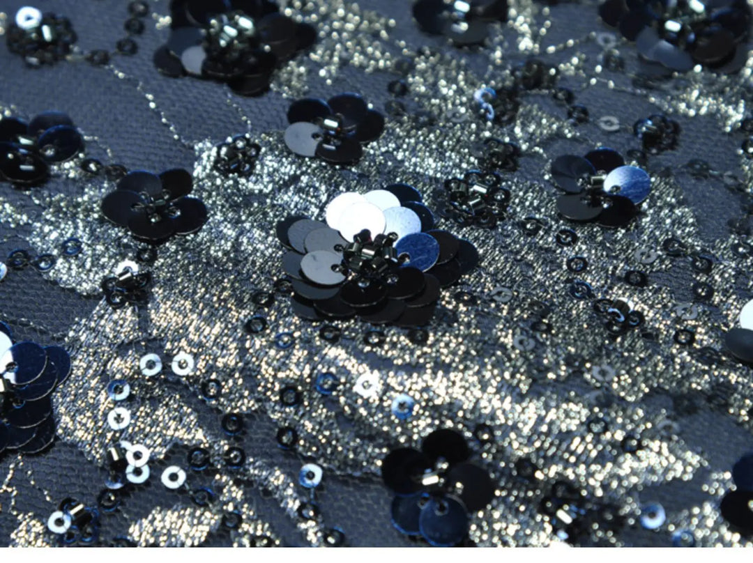 Graceful Three-dimensional Flower Evening Dress