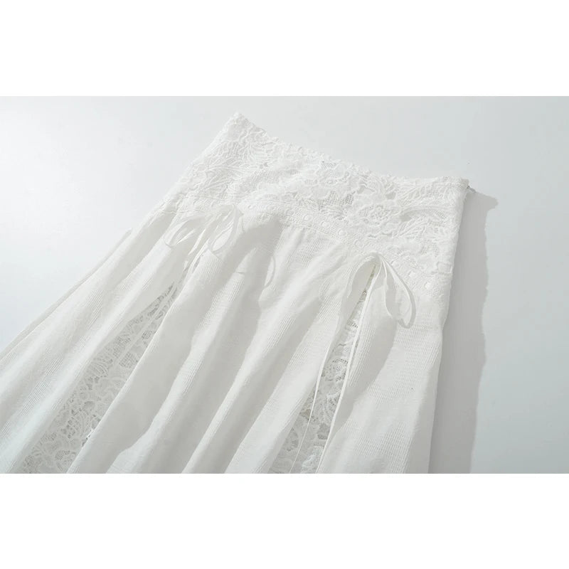 Elegant A-Line Maxi Skirt