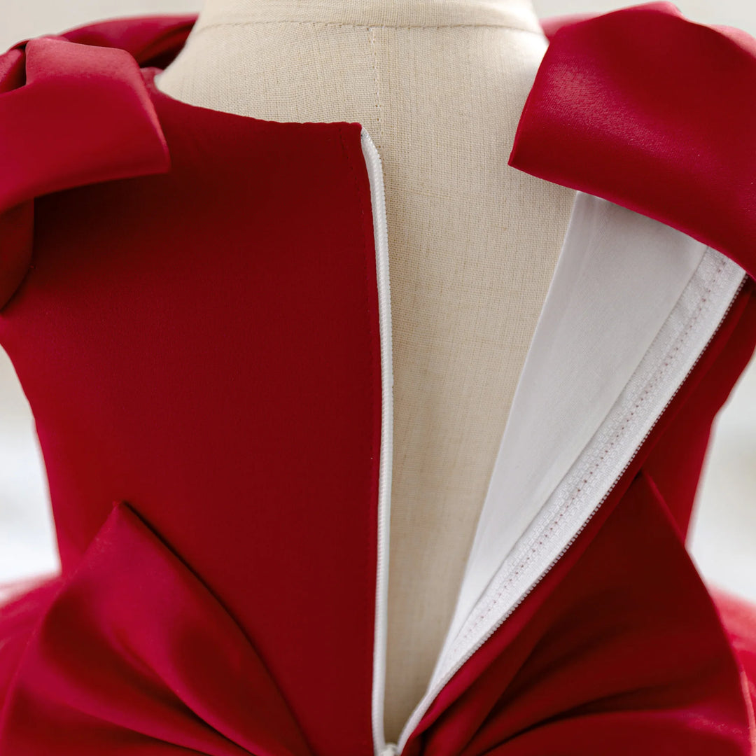 Elegant Bow Tulle Girl&