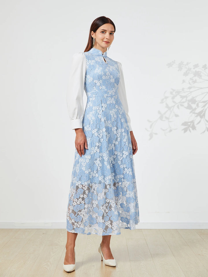 Stylish Long Sleeve Formal Evening Dress