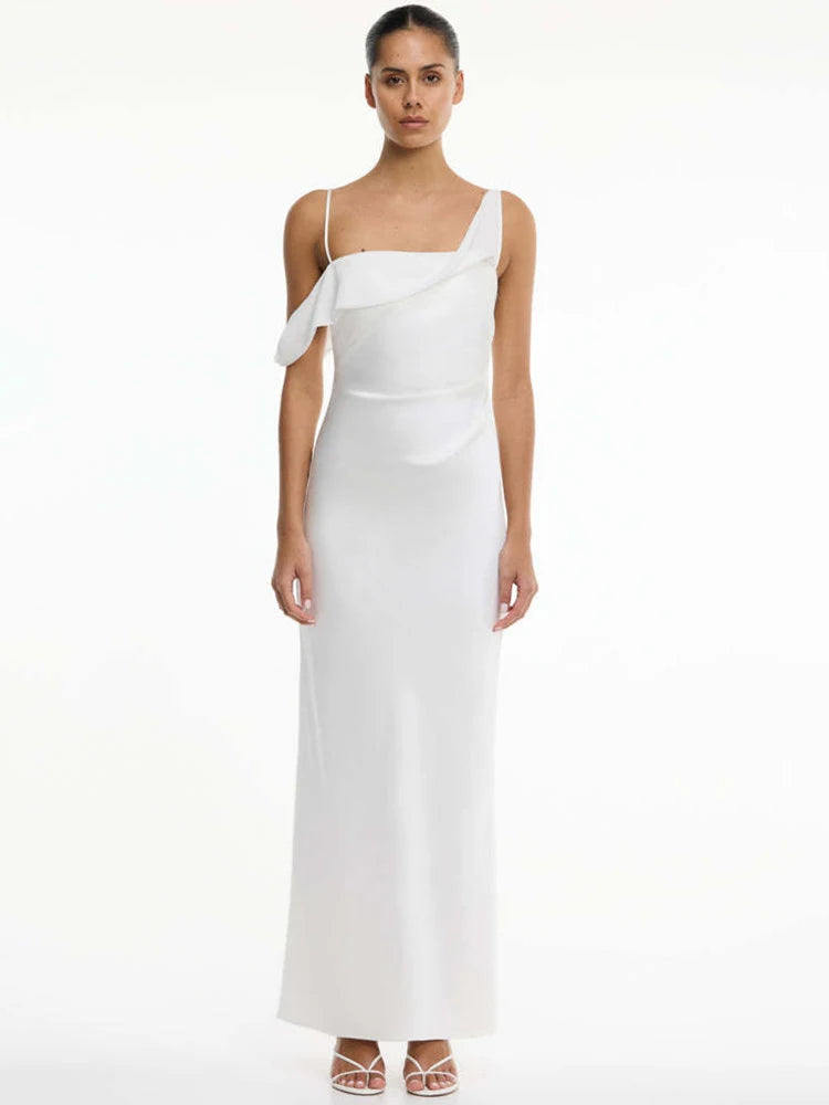 Elegant Spaghetti Straps Evening Party Dress